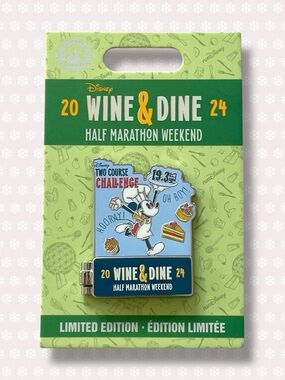 Disney Pin - run Disney - Wine & Dine 2024 - Limited Edition